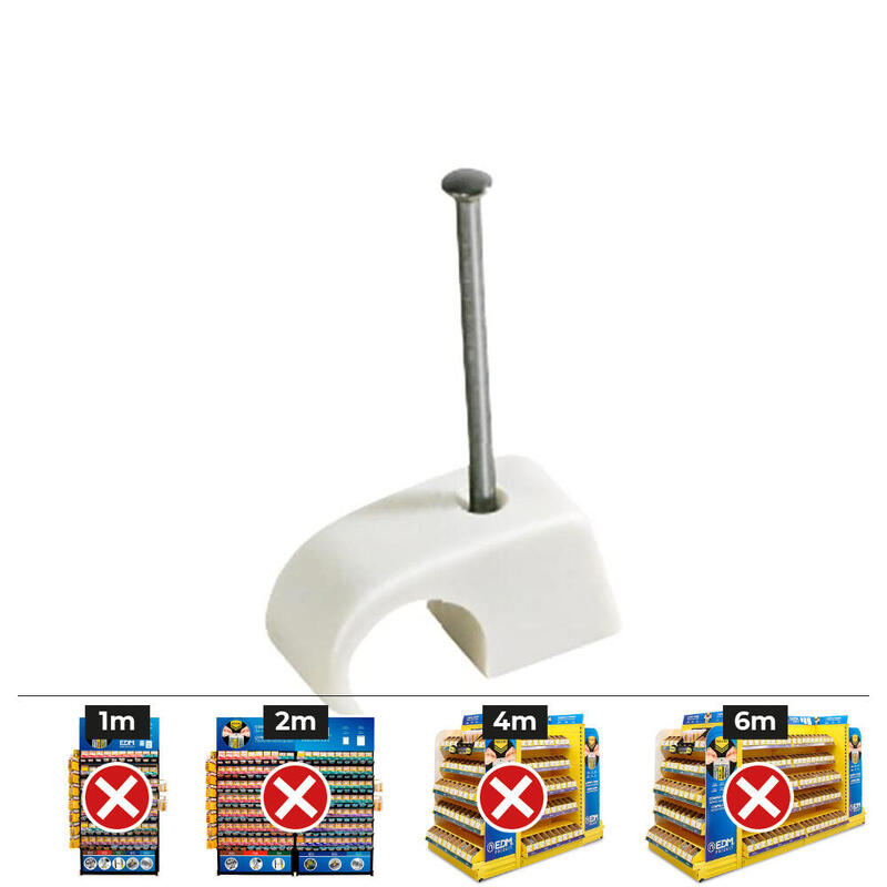 Caja 200 Unid. Plastigrap Multidiámetro Mplg Ø 4-6 Mm Color Blanco