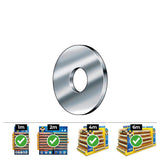 Caja 250 Unid. Arandela Carrocero Din/Ref 9021 Ø8mm Zincado Celo