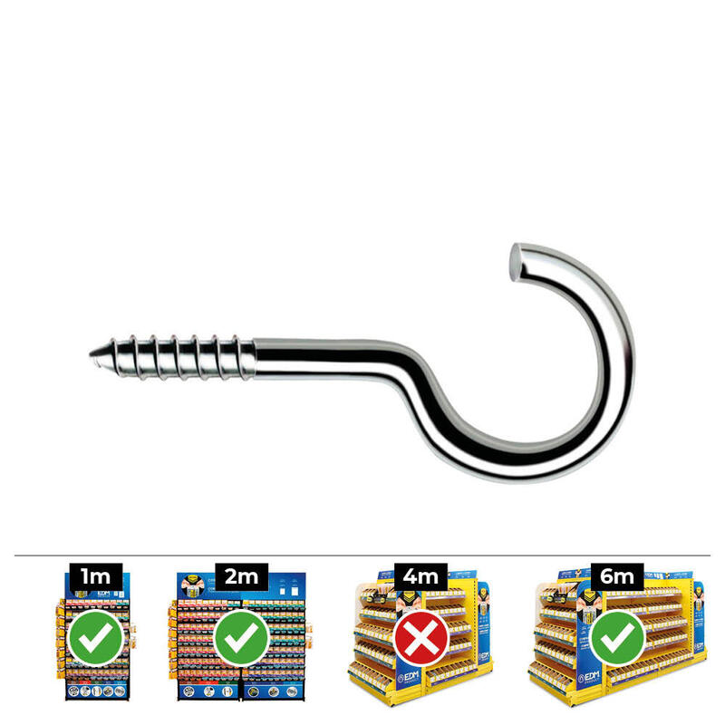 Caja 250 Unid. Hembrilla Cajita Din/Ref Ha 3,0x50mm Zincado Celo