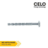 Caja 250 Unid. Tornillo Tirador Multilargo Din/Ref Tirm Ø4x45mm Niquelado Celo