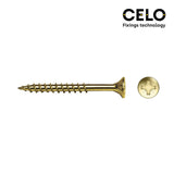 Caja 30 Unid. Tornillo Madera Avellanado Pz R/Parc Ref Vloxp Bricomatado Ø6x100mm Celo