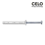 Caja 50 Unid.. Taco Golpe Cabeza Plana Din/Ref Np Ø6x60mm Celo