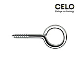 Caja 500 Unid. Hembrilla Cerrada Din/Ref Hc 2,4x30mm Zincado Celo