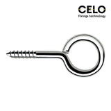 Caja 500 Unid. Hembrilla Cerrada Din/Ref Hc 3,0x40mm Zincado Celo