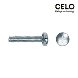 Caja 500 Unid. Tornillo Metrica Alomado Philips Din/Ref 7985 Ø4x30mm Zincado Celo