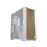 Caja Artisan Noble Blanca Con Frontal De Madera