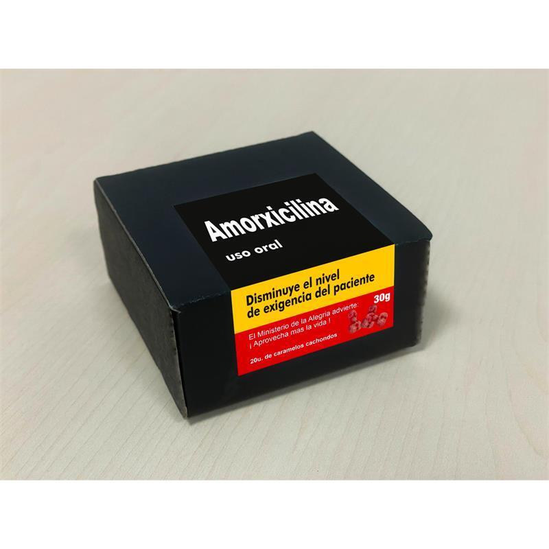 Caja Caramelos  Amorxicilina 20 Und 30 Gr