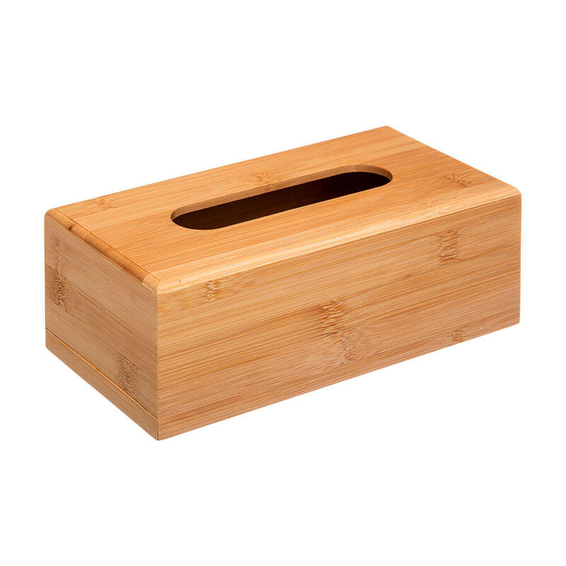Caja De Bambú Para Pañuelos 25 X 13 X 8,7 Cm