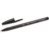 Caja De Bolígrafos De Tinta De Aceite Bic Cristal Exact Ultrafine 992603 20 Unidades Negros