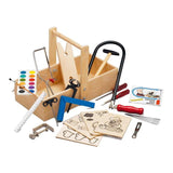 Caja De Carpintería Y Marquetería Infantil Con Mesa De Trabajo