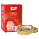 Caja De Cintas Adhesivas Transparentes Apli 11266 1.9cm X 66m 8 Unidades