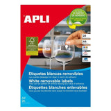 Caja De Etiquetas Adhesivas A4- 45 X 8 Mm 25 Hojas- Apli