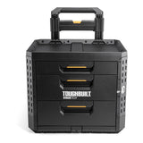 Caja De Herramientas Con 3 Cajones, Ruedas Y Cierre Stacktech, 53 X 40,5 X 47,7 Cm