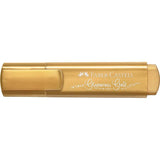 Caja De Marcadores Fluorescentes Faber Castell Textliner 46 154650 10 Unidades Oro Metálico