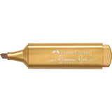 Caja De Marcadores Fluorescentes Faber Castell Textliner 46 154650 10 Unidades Oro Metálico