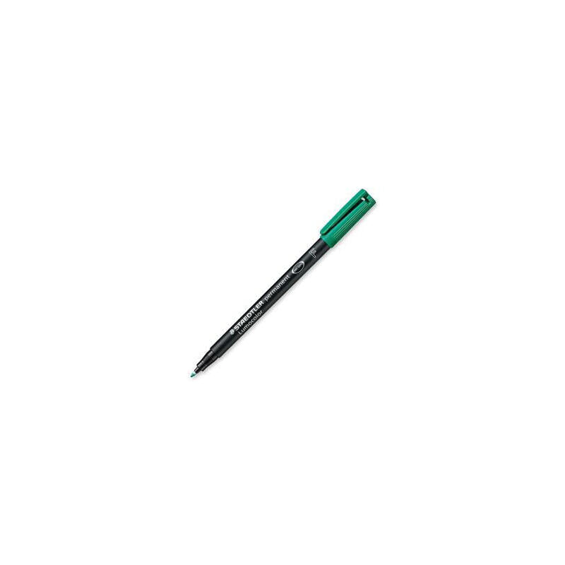 Caja De Rotuladores Permanentes Staedtler Lumocolor 318 0.6mm 10 Unidades Verdes