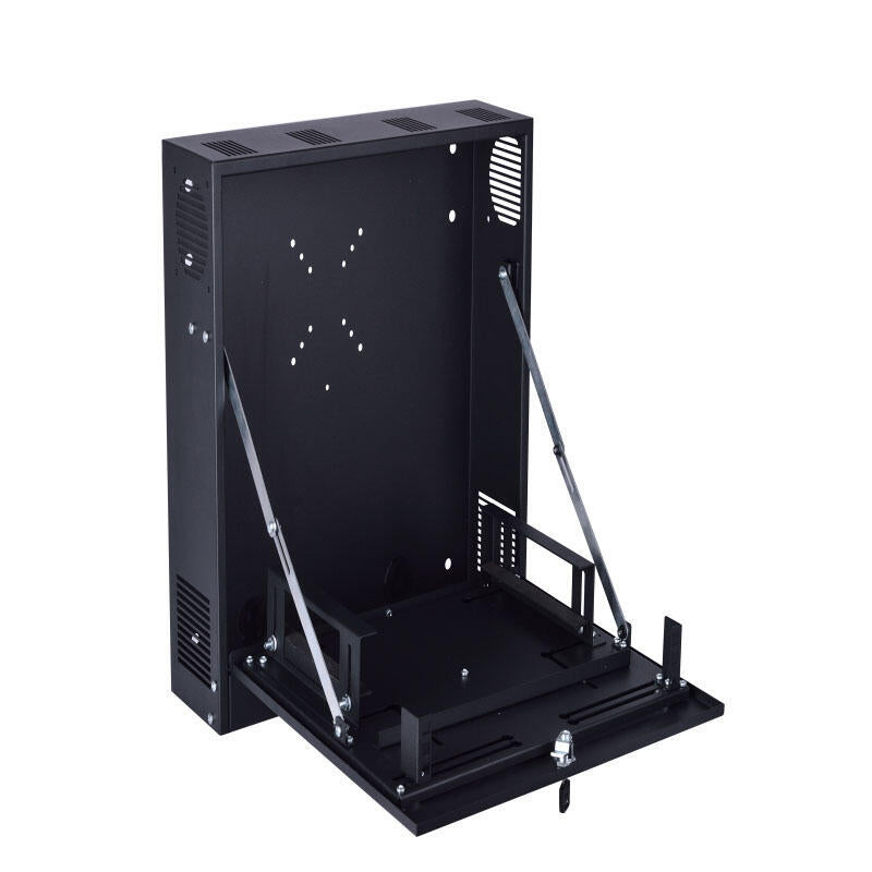 Caja De Seguridad De 24" X 24" X 6" Con Soporte De Montaje Dvr Y  Monitor De 24"