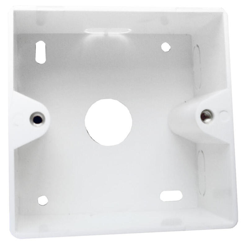 Caja De Superficie Para Placas Frontales 80x80x40 Ral9003 Blanco
