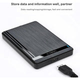 Caja Externa Para Disco Hdd / Ssd 2.5'" - Usb 3.0 - Sin Tornillos - Negro