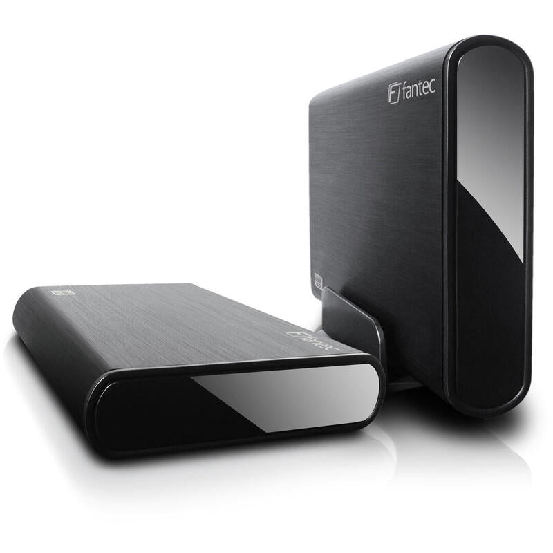 Caja Hdd 3,5", Usb 3.1, Fantec Db-Alu31 Negra Para Sata-Hdd
