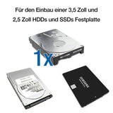 Caja Hdd 3,5", Usb 3.1, Fantec Db-Alu31 Negra Para Sata-Hdd