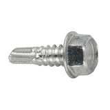 Caja M 50 Unid. Tornillo Rosca Chapa Hexagonal Autot. 4,8x22mm Fadix