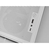 Caja Microatx Mars Gaming Mcxps Cristal Templado Mesh Gpu 280-360mm 1x3.5 2x2.5 Blancocompatible Atx/Sfx