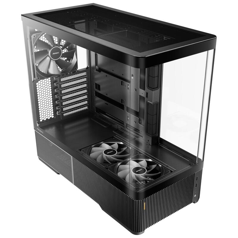 Caja Pc  Atx Antec C6 Curve Argb Usb3.0 Sin Fuente Negro