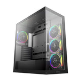 Caja  Pc Atx Semitorre Deepcool Cg580v2 4f Negra R-Cg580-Bkada4-G-2