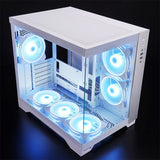 Caja Pc Chieftec Gm-30w-Tg-Op Cubo Blanco