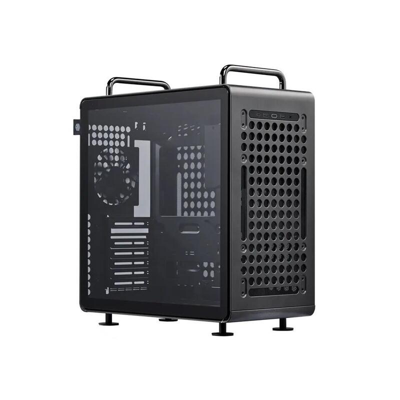Caja Pc Cooler Master Qube 540 Stardust Iron (Negro, Tempered Glass) Q540-Mgnn-S00