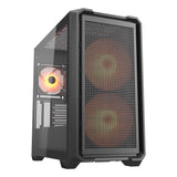 Caja Pc Cougar Minitorre Mx600 Mini Rgb Negro