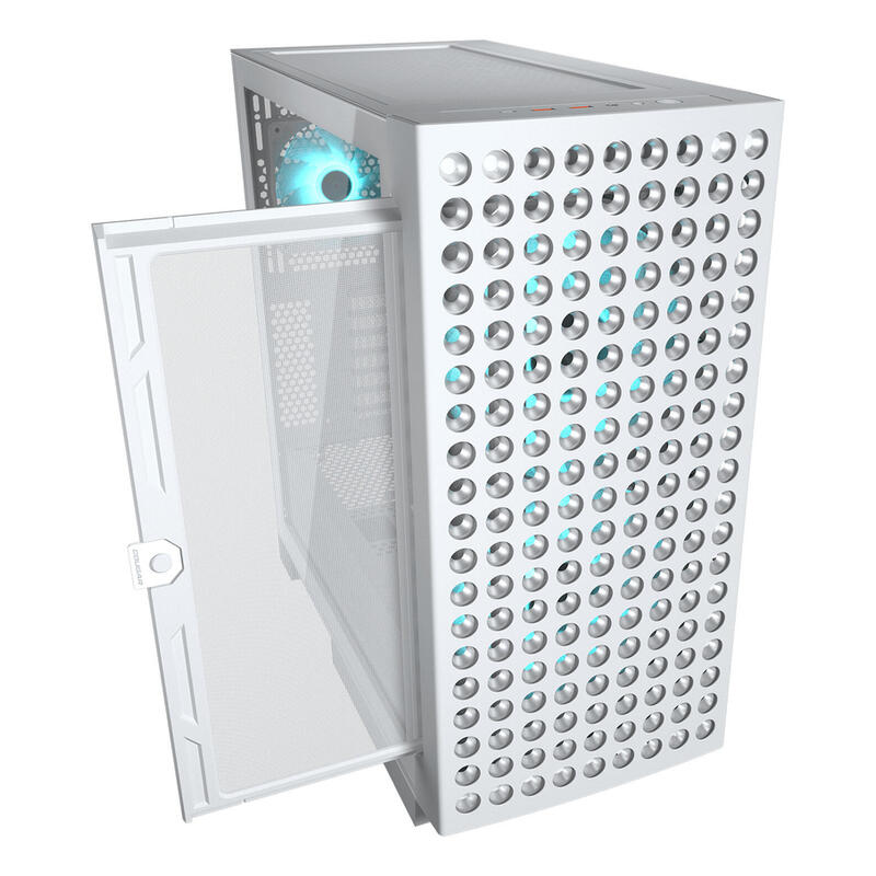 Caja Pc Cougar Semitorre Airface Eco Rgb Blanco