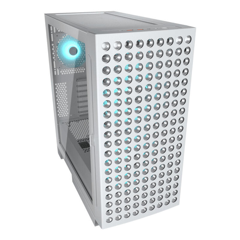 Caja Pc Cougar Semitorre Airface Eco Rgb Blanco