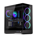 Caja Pc Endorfy Fishtank 6000 Corona  (Negro, Tempered Glass X 2) Ey2a025