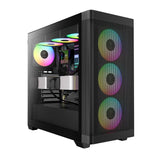 Caja Pc Gamdias Athena M3 Gaming Miditower Black 4x120mm Argb Retail