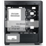 Caja Pc Gembird Fornax K500 Atx Black