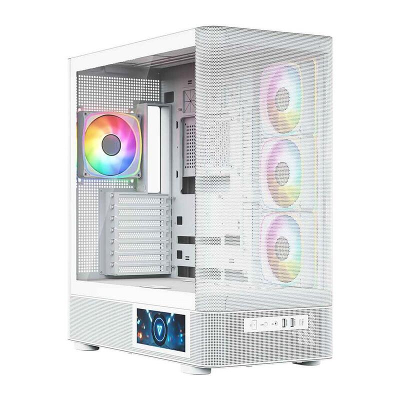 Caja Pc Modecom  Volcano Aq400 Argb Midi Blanco