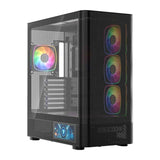 Caja Pc Modecom  Volcano Aq400 Argb Midi Negro