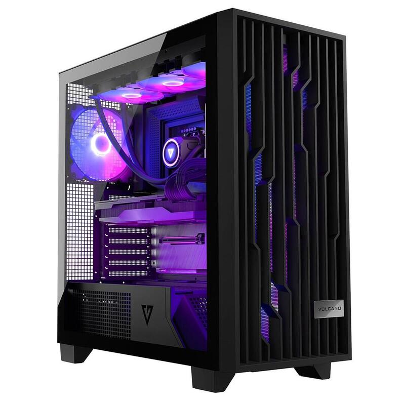 Caja  Pc Modecom Volcano Perun Apex Argb Czarna