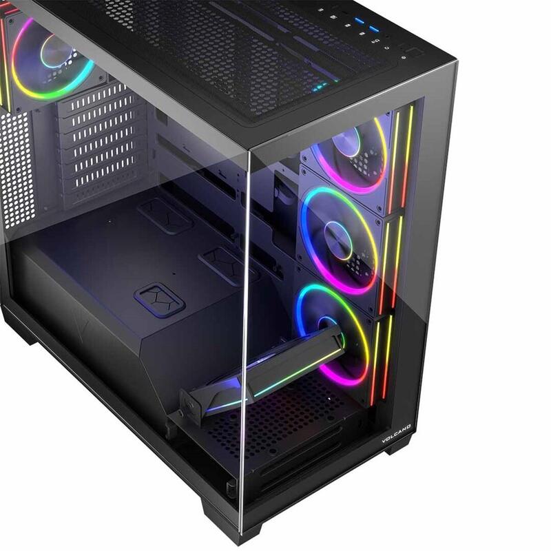 Caja Pc Modecom  Volcano Stellar Argb Midi 5f