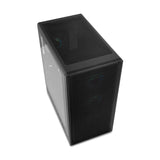 Caja Pc Nox Semitorre Mesh Infinity Iota Argb Negro Usb 3.0