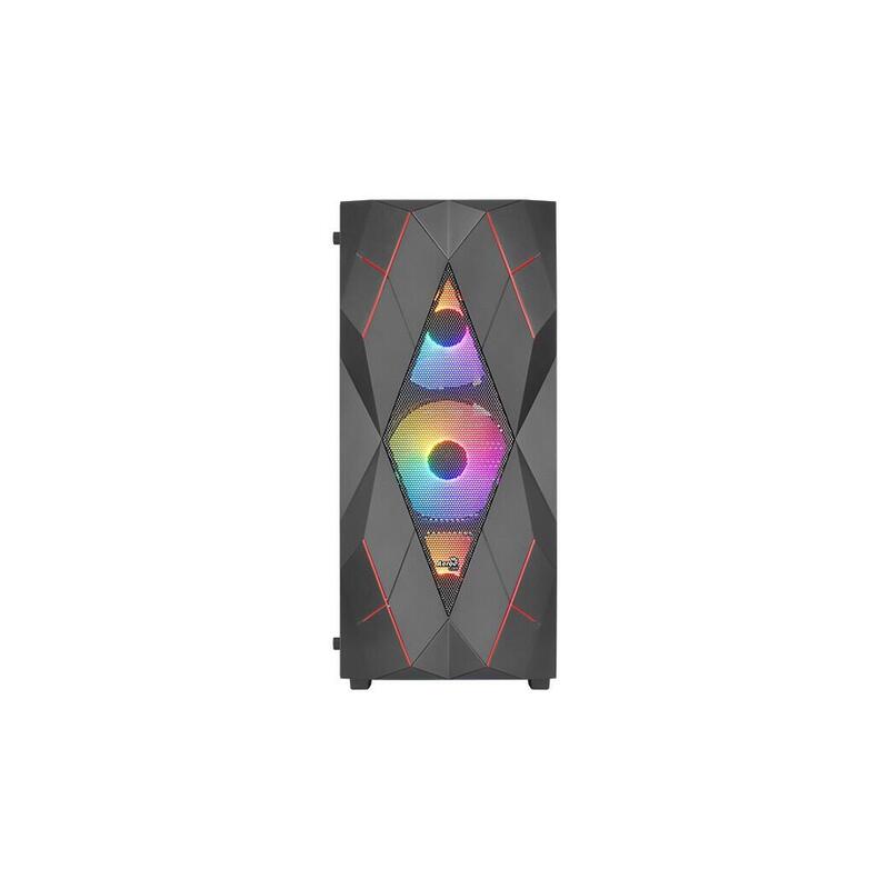 Caja Pc Obudowa Volcan Negro Mid Tower Rgb