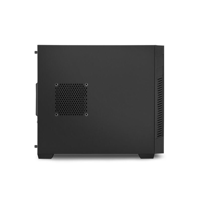 Caja Pc Sharkoon Matx S1000 2xusb 3.0 Sin Fuente Negra