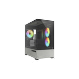 Caja Pc Sharkoon Mk7 Argb Negra, Vidrio Templado X 2 4044951044313