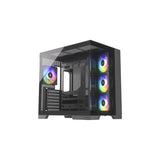 Caja Pc Silentware View A-Rgb Negra, Vidrio Templado X2 Viewblack