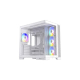 Caja Pc Silentware View A-Rgb, Torre Blanca, Vidrio Templado X2 Viewwhite