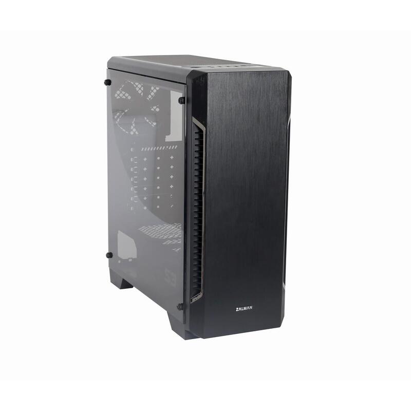 Caja Pc Zalman S3 Tg, Atx Sin Fuente De Alimentacion