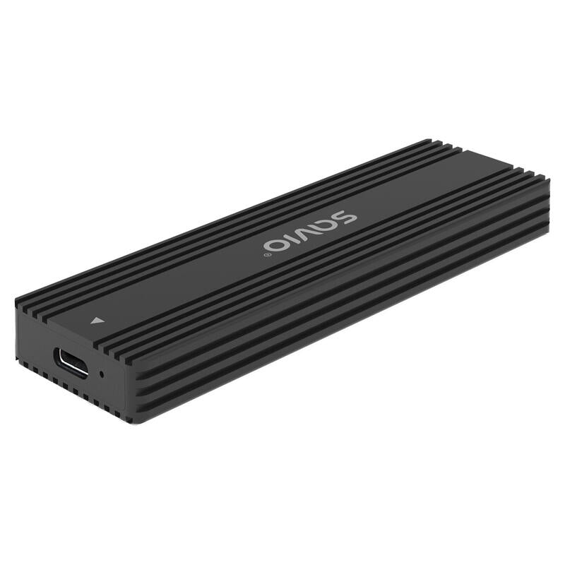 Caja Savio Ak-84 Para Disco Duro Externo Caja Externa Para Unidad De Estado Sólido (Ssd) Negro M.2