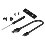 Caja Savio Ak-84 Para Disco Duro Externo Caja Externa Para Unidad De Estado Sólido (Ssd) Negro M.2